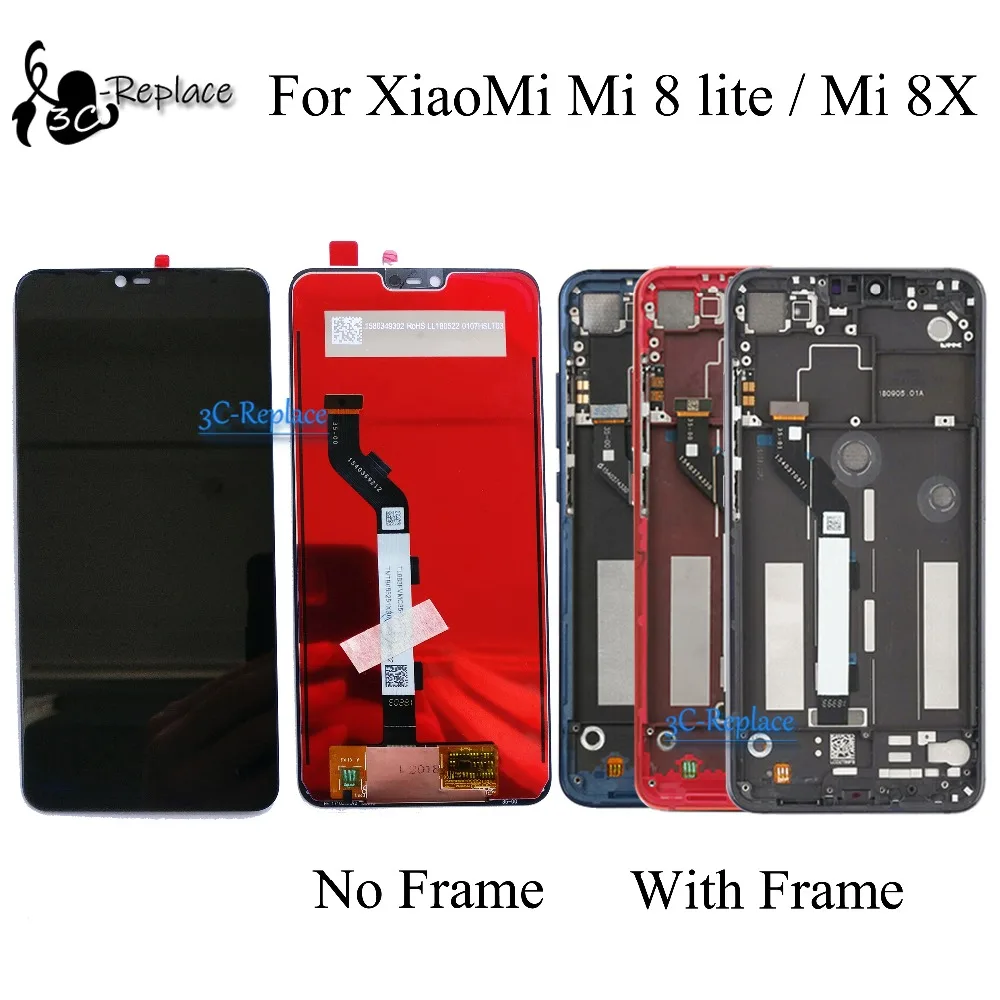 100% протестированный 6 26 &quotНовый для XiaoMi Mi 8 lite mi Youth mi8x 8x ЖК дисплей и сенсорный