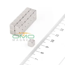 OMO MAGNETS 100pcs Strong Block Cuboid Magnets Rare Earth Neodymium Magnet Disc 5 x 5 x 5 mm Block N50 Grade OMO MAGNETS 100pcs Strong Block Cuboid Magnets Rare Earth Neodymium Magnet Disc 5 x 5 x 5 mm Block N50 Grade