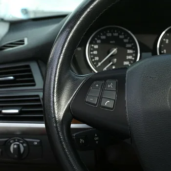 

Decorative Steering Wheel trim For BMW X5 E70 2008-2013 ABS Decal Accessory 2pcs