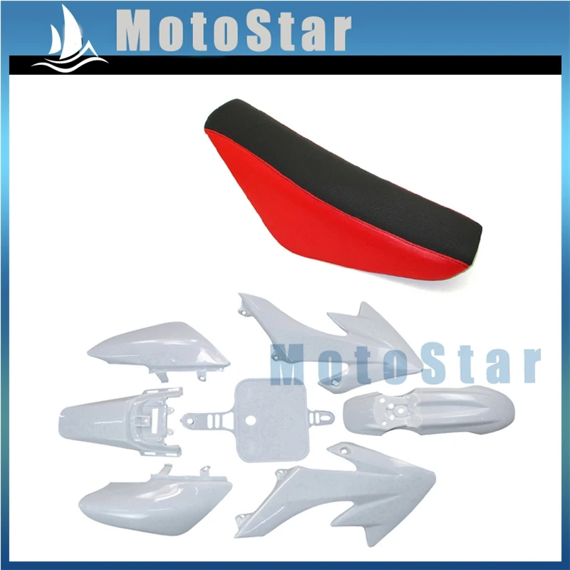

Plastic Fairing Body Kits + Tall Foam Seat For Chinese 140cc 150cc 160cc Pit Dirt Bike SSR BSE Apollo Taotao Lifan YX