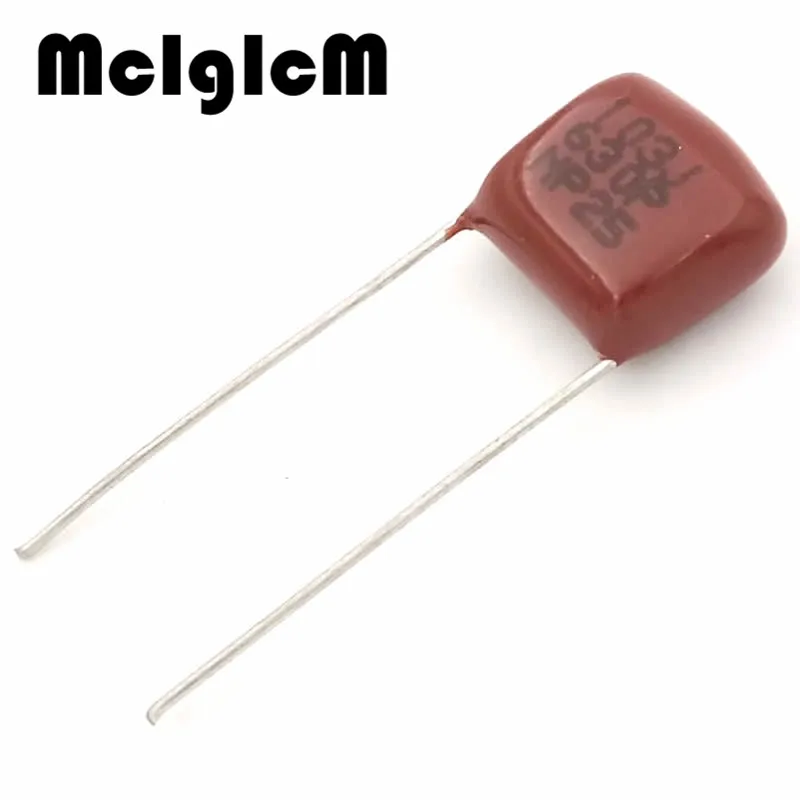 MCIGICM 1000 шт. 10000pF 10nF 630V CBB конденсатор полипропиленовой пленки шаг 10 мм 103