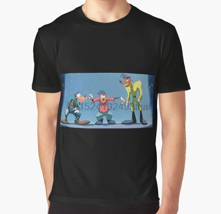 

All Over Print T Shirt Men Funny tshirt A Goofy Movie - Cartoon Classic Graphic Women T-Shirt