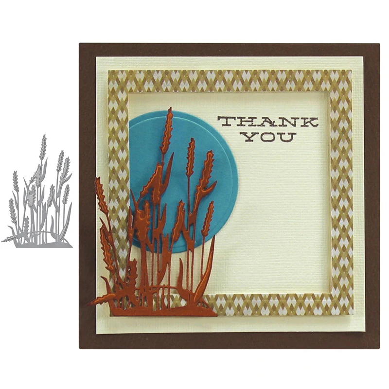 

Reed Bulrush Flowers Grass Decoration Metal Cutting Dies Stencils for Scrapbooking Embossing Die Paper Cards Making New 2019