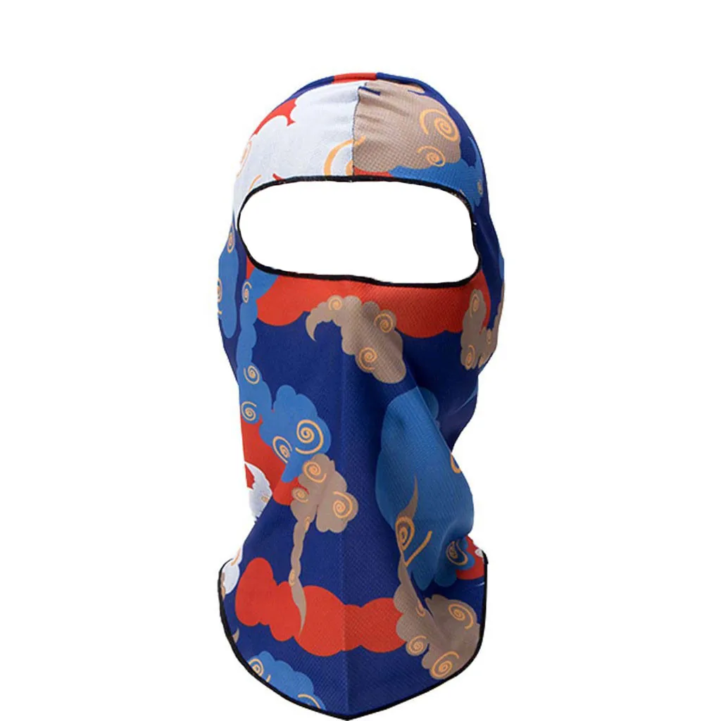 Балаклава с 3D-принтом, мотоциклетная маска на все лицо, шапка, ветрозащитная, дышащая, для страйкбола, пейнтбола, сноуборда, лыжного спорта, защита от ультрафиолета#30
