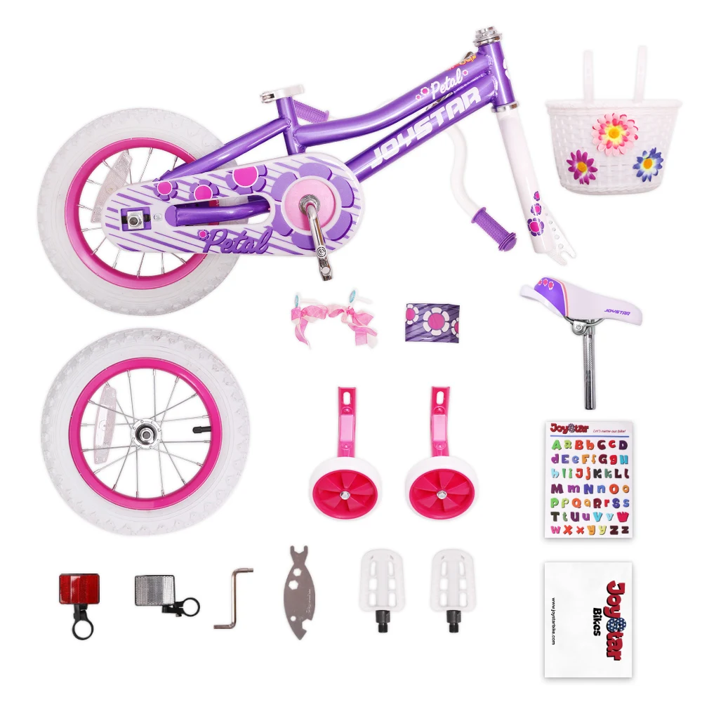 Best Girls Bike with Basket & Training Wheels for 14 & 16 Inch Bike Kid Child Children Bicycle, Blue & Pink & Purple 4 Best Girls Bike with Basket & Training Wheels for 14 & 16 Inch Bike Kid Child Children Bicycle, Blue & Pink & Purple 4