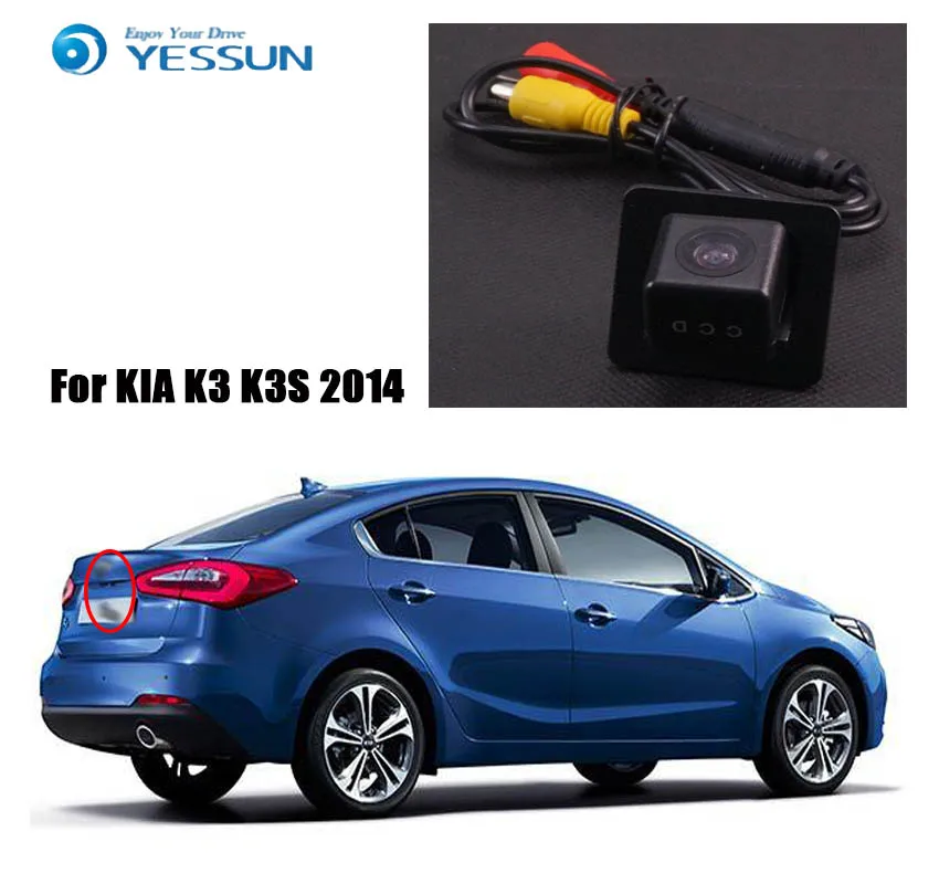 YESSUN для KIA K3 K3S 2014 2015 обратный резервный Камера заднего вида Камера Парковка hd Камера