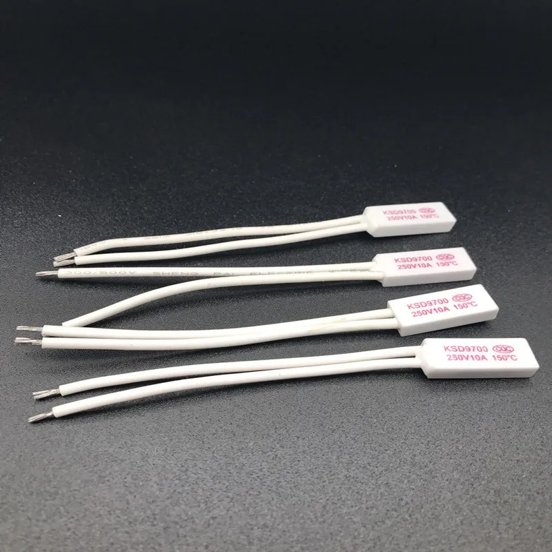 50 шт. KSD9700 150 градусов нормально закрытый тип 10A/250 V керамический переключатель регулирования температуры