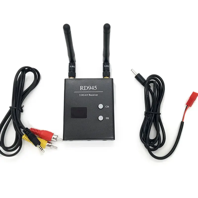 ABKT-5.8G 48CH Wireless Dual Receive FPV Receiver For FPV Multicopter RC Toys Part Car Wifi Video Backview Camera System RD945