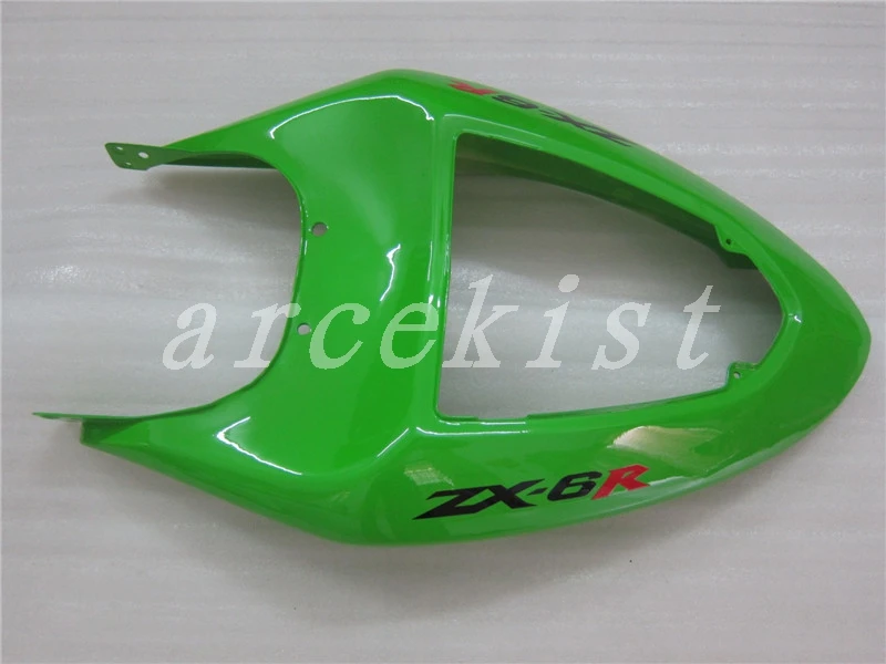 Abs Обтекатели комплект подходит для kawasaki Ninja ZX6R 636 2005 2006 05 06 6R ZX-6R 600CC Кузов Набор Пользовательских Зеленый Белый Прохладный