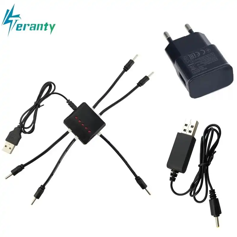 USB 3.7V Lipo Battery Charger Line for H47 E56 Quadcopter Drone Spare Parts