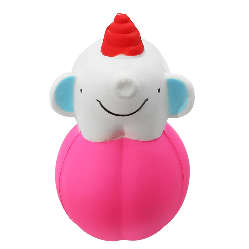 Слон Мягкая игрушка 14 см медленно поднимающаяся с упаковкой коллекция подарок мягкий рельефный стресс дети игрушки
