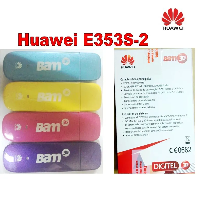 Лот 1000 шт. разблокирована huawei E353 3g UMTS HSPA+ HSDPA 21 Мбит/с USB модем, логотип случайно