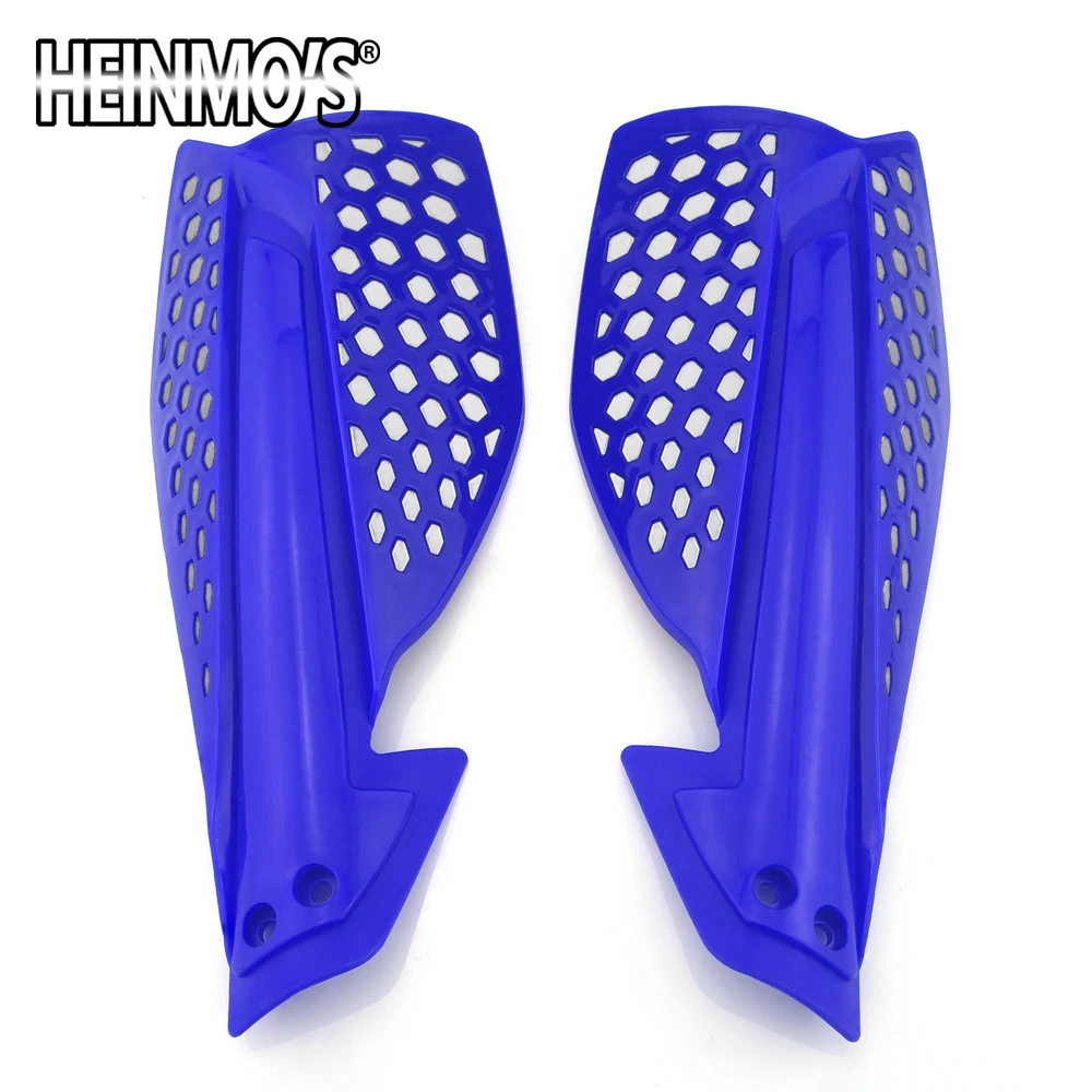 Blue White Универсальные мотоциклетные защитные наколенники для KTM IRBIS TTR CRF YZF WRF KXF с рулем 22 мм - Цвет: Blue White