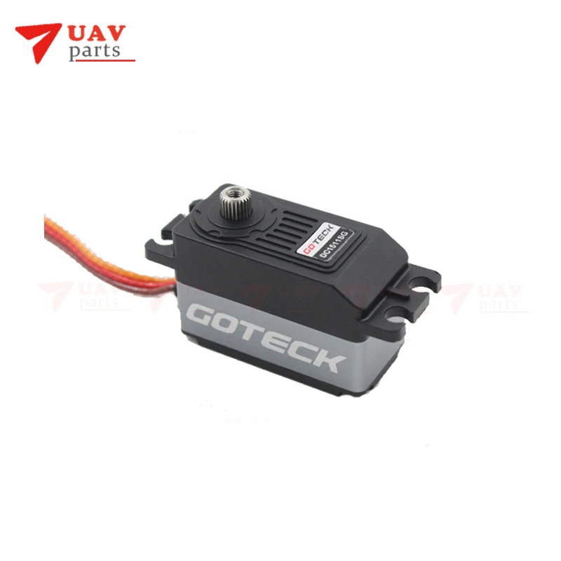 

Goteck low-profile high torque high speed 10-12kg-cm dc servo motor DC1511S for RC Car mode/Fixed-wing aircraft/Helicopter