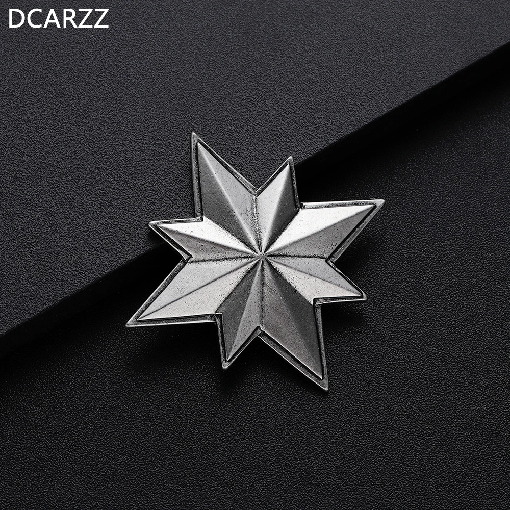Марвел Капитан нагрудный штырь Carol Danvers Золотая брошь Реплика булавки винтажное украшение в подарок для женщин Мстители Endgame аксессуары