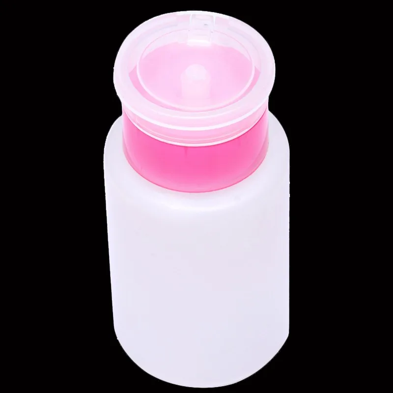 150 мл пустой очиститель для мытья бутылки с дозатором розовый лак для ногтей ацетоновый очиститель бутылки инструменты для дизайна ногтей