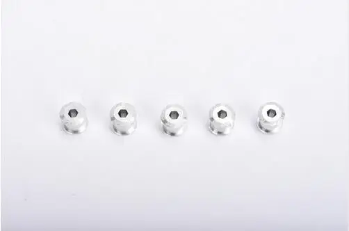 silver DECKAS велосипед шатуны болт 2X цепи МКАД горный велосипед crankset винт один диск положительные и отрицательные винт - Цвет: silver