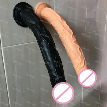 high quality 35*5CM Big Dildo with Suction Cup Super Soft Silicone Horse Dildo Sex Toys for Women Adult Huge Penis Sex Products 1