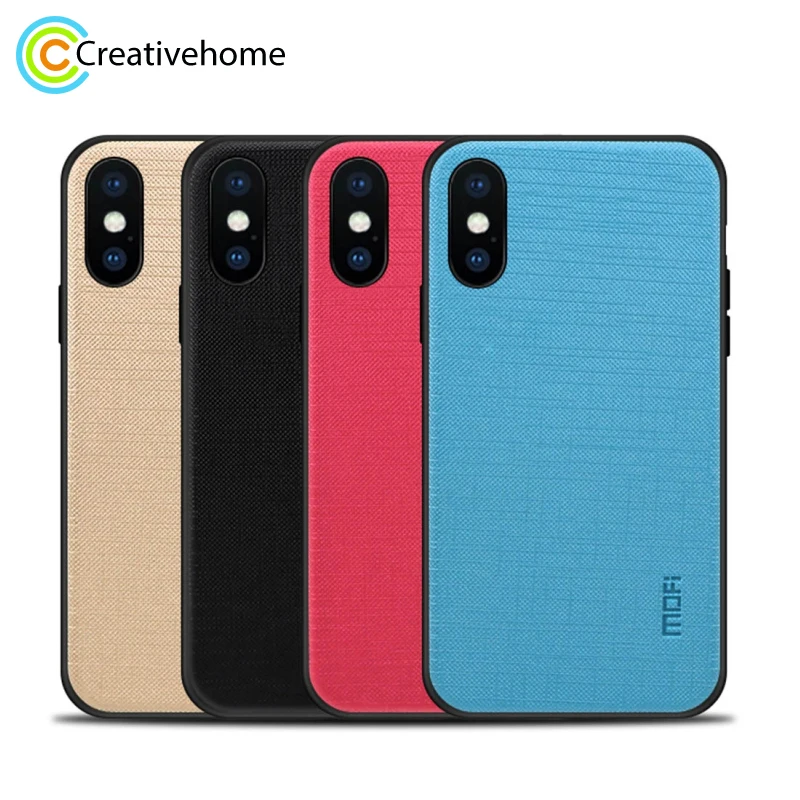 Роскошный грязезащитный чехол MOFI для iPhone XS противоскользящий с полным покрытием