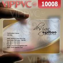 10008 визиток онлайн-матовые лица прозрачная карта тонкий 0,36 мм