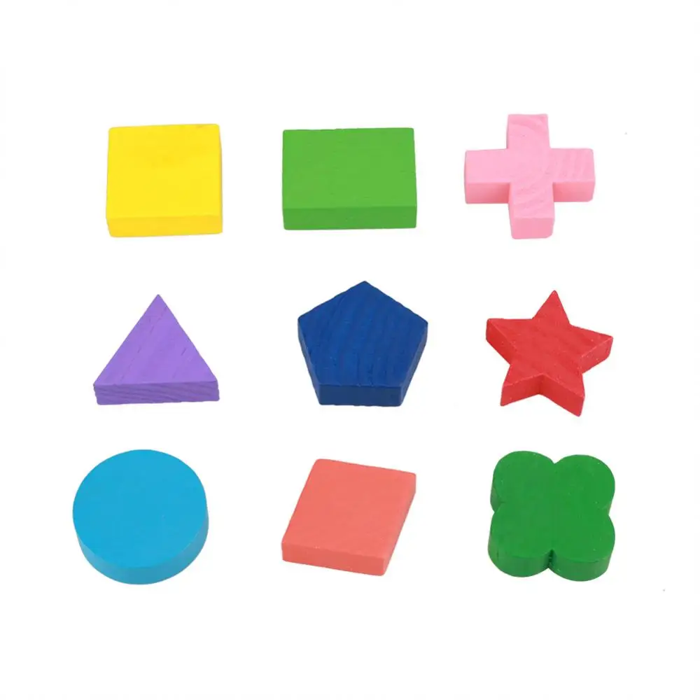 Деревянный, детский в виде геометрических фигур, развивающие Обучающие игрушки головоломки игрушки Монтессори Дошкольное Раннее Образование головоломки игрушки для детей