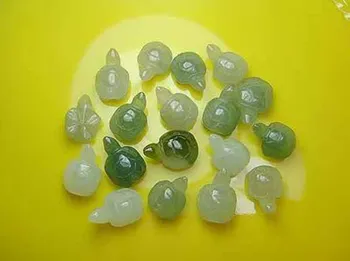 

DIY home accessories jade bracelet anklet 18*14MM ice longevity turtle Yaolian a jade turtle longevity million years