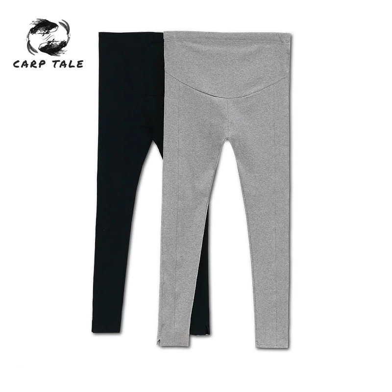 

Solid Color Casual Maternity Legging Elastic Waist Belly Sports Legging Clothes for Pregnant Women Pregnancy Pencil Pants