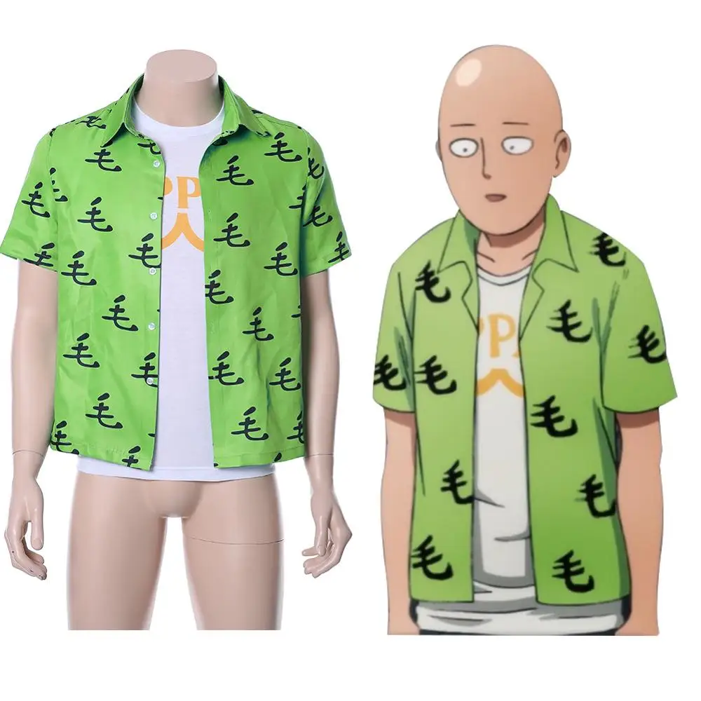 Saitama green shirt Clearance