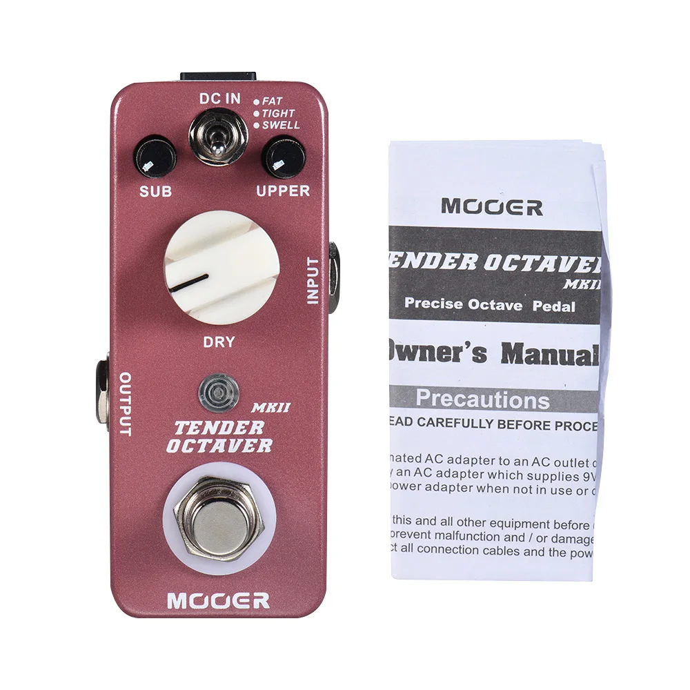 MOOER TENDER OCTAVE электрическая гитарная педаль MKII Octave с эффектами 3 режима True Bypass
