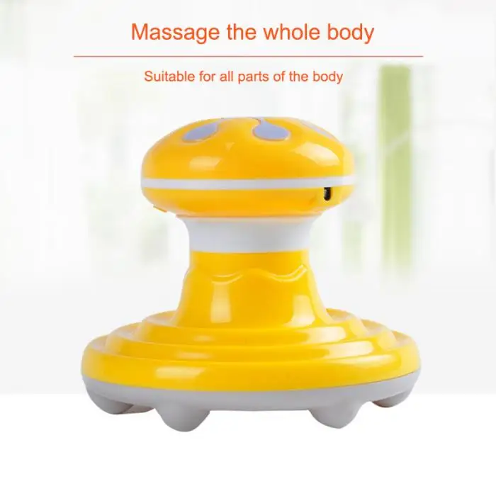 1 шт. Вибрационный мини-массажер в форме гриба USB массаж для талии спины шеи плеча дропшиппинг