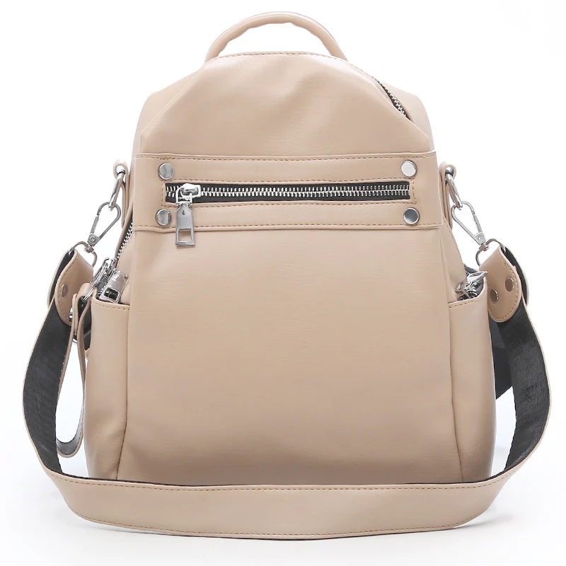  Women Backpack Female 2018 New Shoulder Bag Multi-purpose Casual Fashion Ladies Small Backpack Trav - 32934895149