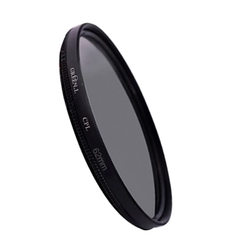 GREE N.L 62 мм круговой поляризационный оптический стеклянный фильтр CPL|circular polarizer|cpl
