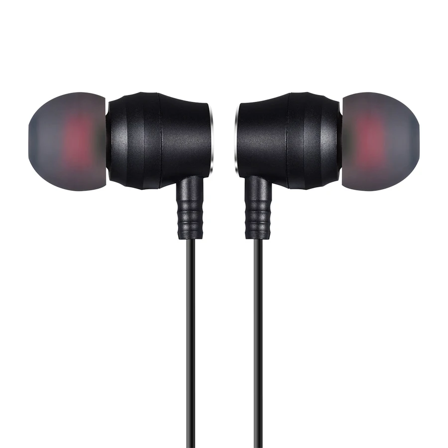Беспроводные наушники MOUDOU Bluetooth металлические спортивные с защитой от пота для