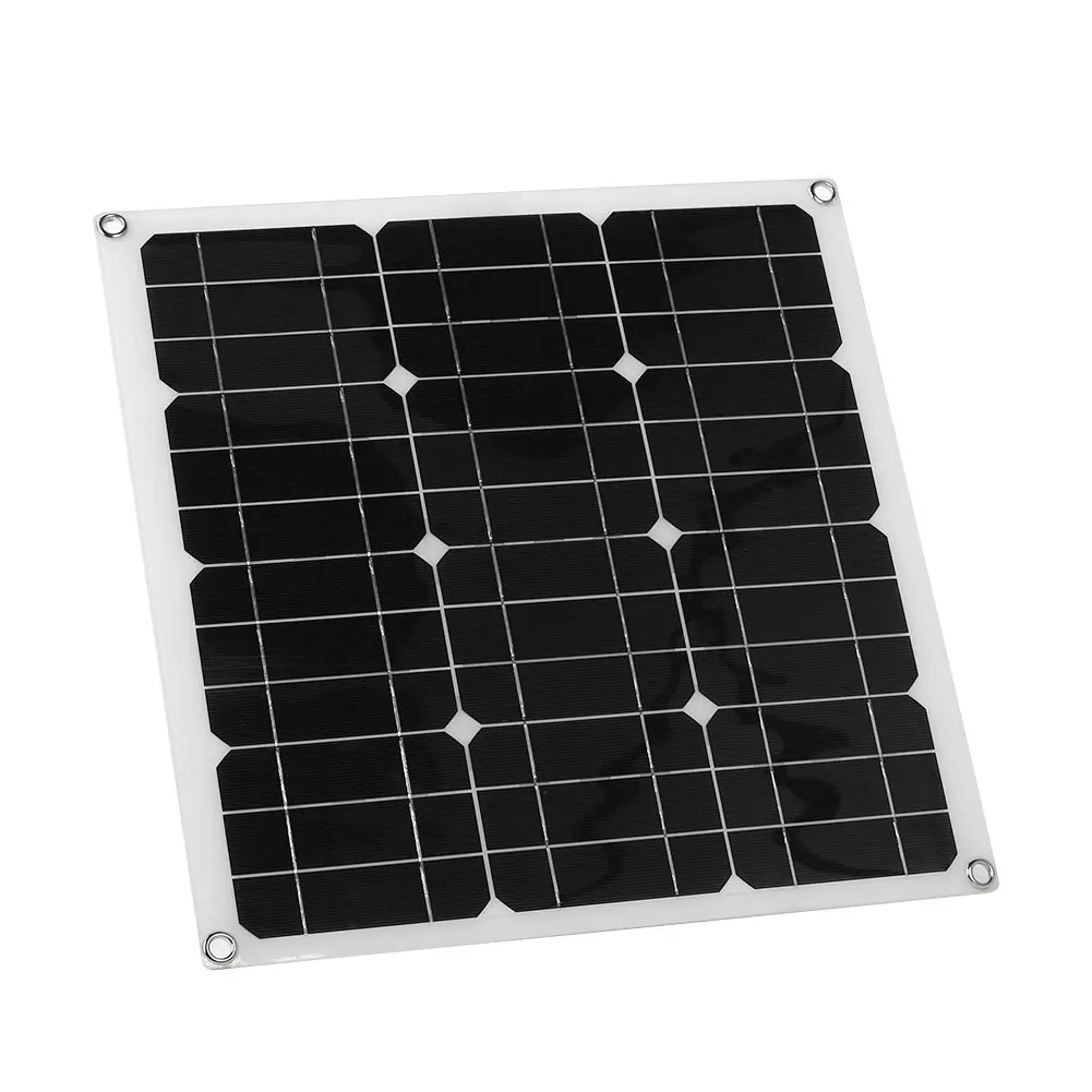 

Solar Panel Kit 30W Solar Controller DIY Solar Panel Charger Regulator Single-Crystal Silicon Solar Panel System 420 X420mm