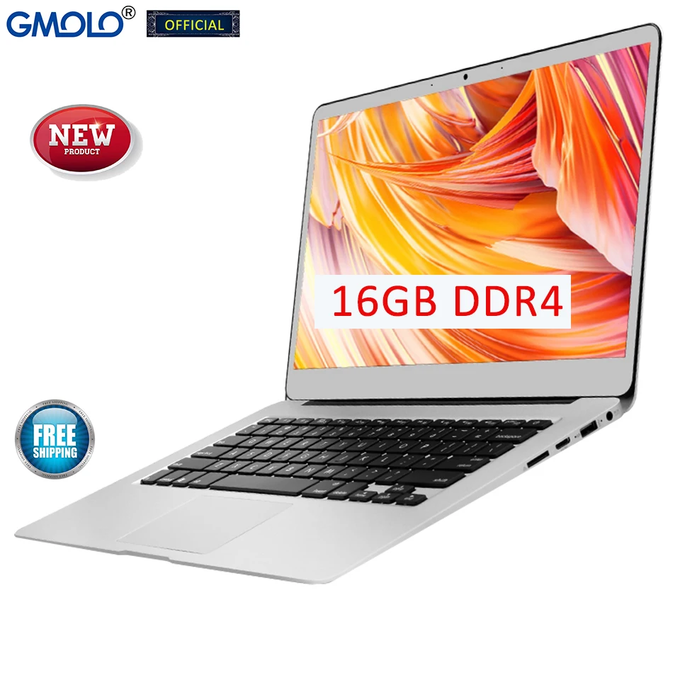 

GMOLO 14inch Intel I7 8th Gen Quad-core / 4th Gen 16GB DDR4 or 8GB RAM 256GB/512GB SSD 1920*1080 IPS gamer metal laptop computer