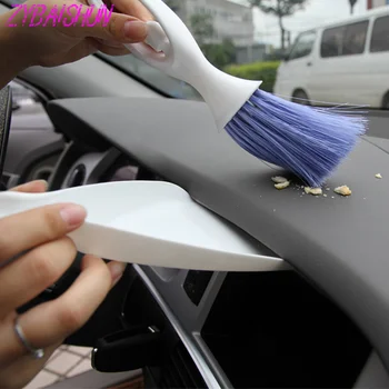

Mini Car Slot dashboard ventilation cleaning brush and air outlet armrest brush for Ford Focus Fusion Escort Kuga Ecosport Fiest