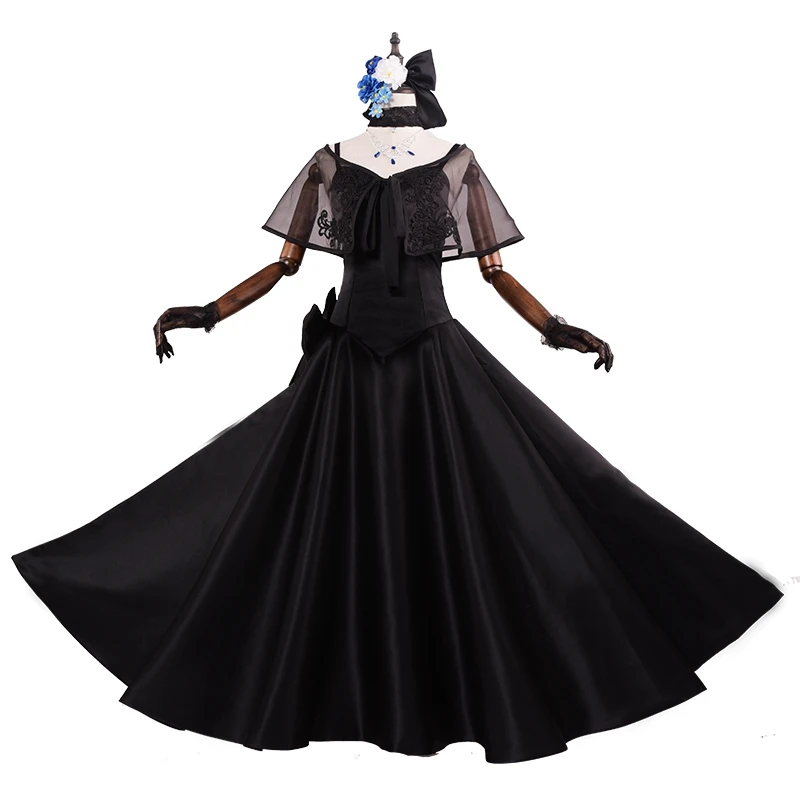 Судьба/ночь Жанна д 'Арк взрослых Косплэй костюм 2nd Юбилей длинное платье