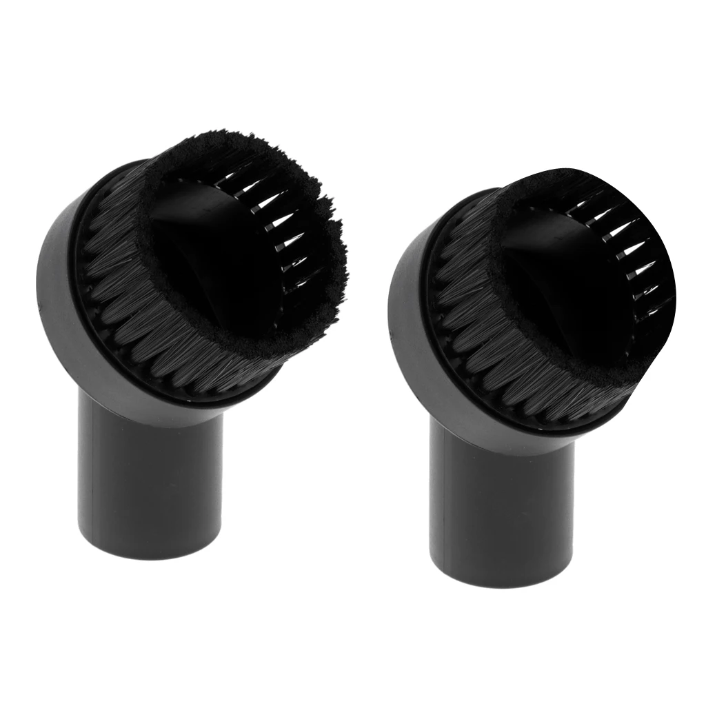 Round 32mm Inner Dia. Vacuum Cleaner Dusting Brushes Bristle Brush for Vac Accessories Parts