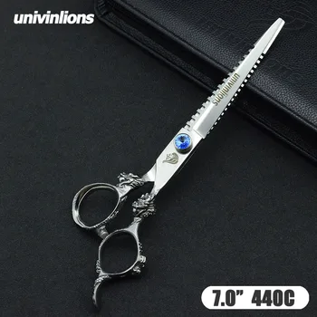 

7" dragon trimming dog grooming scissors animal clippers pet shears rotary clipper flying shears dog hair scissors pet groomer