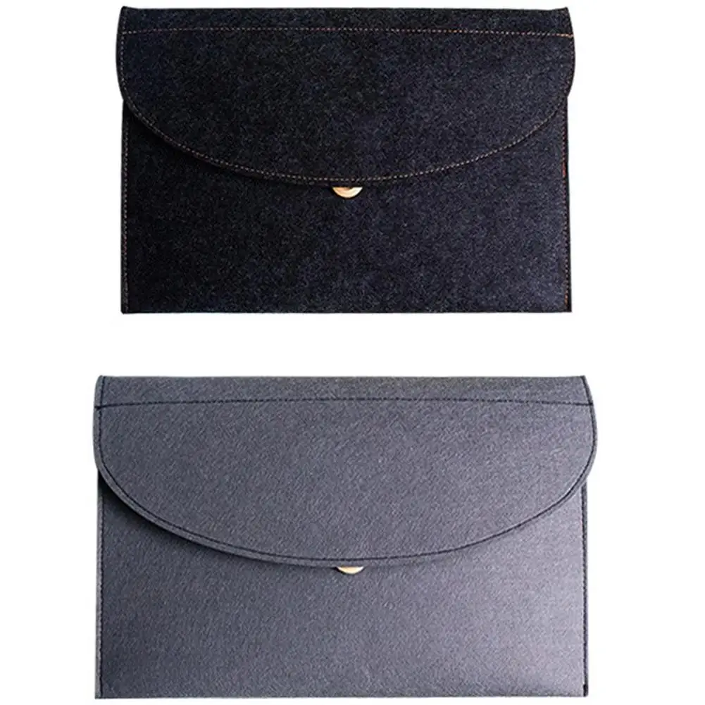 

A4 Felt File Package Stationery Office Supplies Computer Bags Large Capacity Can Put More Things Support Fast Shipping