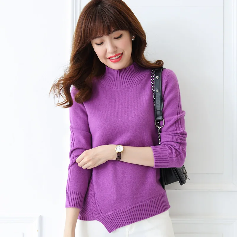 adohon 2018 womens winter Cashmere sweaters and auntmun women knitted Pullovers Turtleneck High Quality Warm Female Solid adohon 2018 womens winter Cashmere sweaters and auntmun women knitted Pullovers Turtleneck High Quality Warm Female Solid
