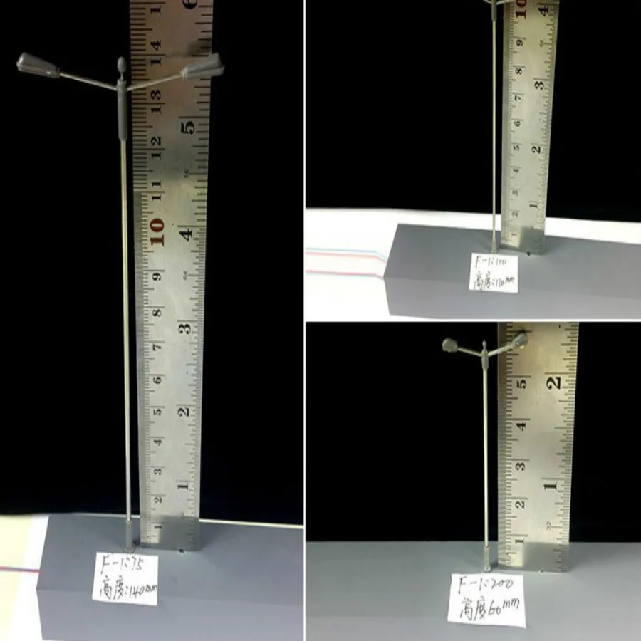 50 шт./лот модель поверхности cooper led фонарный столб