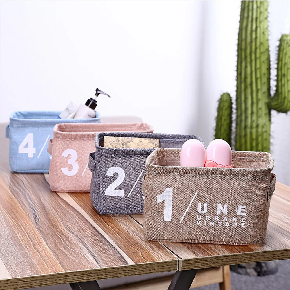 

Foldable 3 Colors Storage Bin Closet Toy Basket Box Container Organizer Fabric Home Storage Basket for toys#28