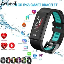 Спорт Часы Bluetooth 0,96 дюймов Многофункциональный крови Давление Bluetooth браслет Сенсорный экран удаленного Камера умный Браслет