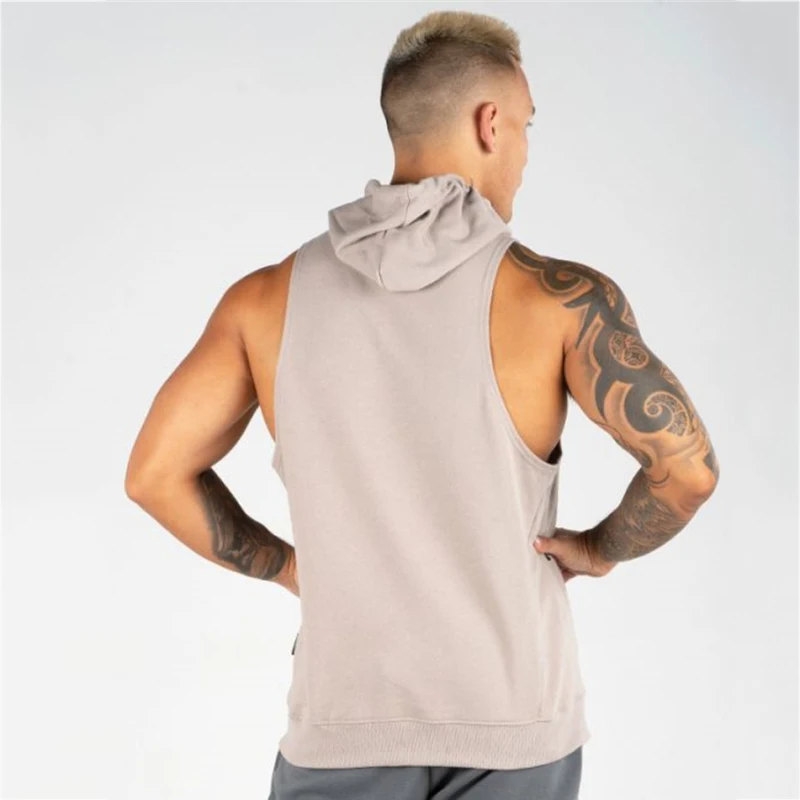 Tank Tops men Sportwear Fitness Tank tops-5