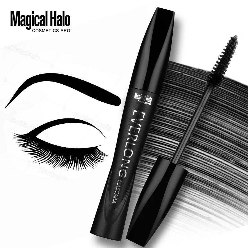 Glam Mascara Smudge proof Black Mascara Lengthening Eyelash Curling