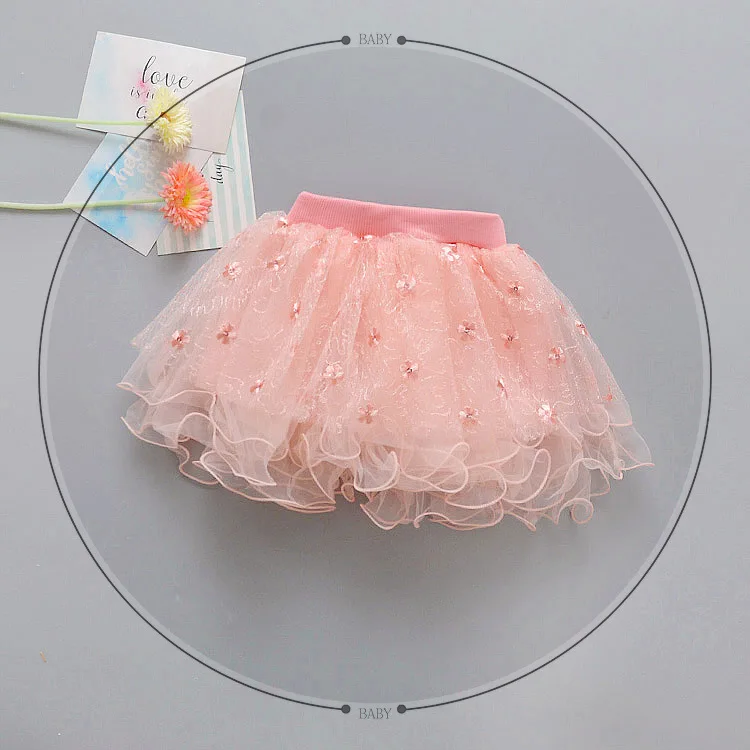 

2019 New Spring Summer Kids Clothing Baby Girls Tulle Skirt Birthday Party Tutu Skirt