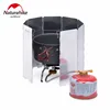 Naturhike Ultralight Outdoor Camping Stoves 8 Plates Foldable Cooker Gas Stove Wind Shield Screens Aluminum Windshield ► Photo 2/6