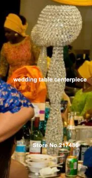 

Tall Crystal Candle Holder Crystal Table Candlesticks Wedding Centerpiece