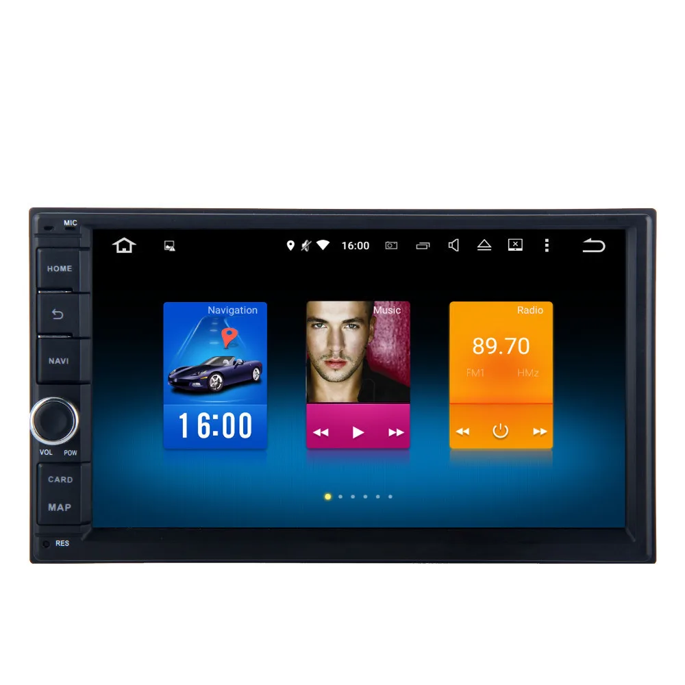 

Android 8.0 Universal 2Din Touch Screen Car Radio Stereo GPS Navigation OBD Mirror Link Autoradio Headunit Audio Video Player